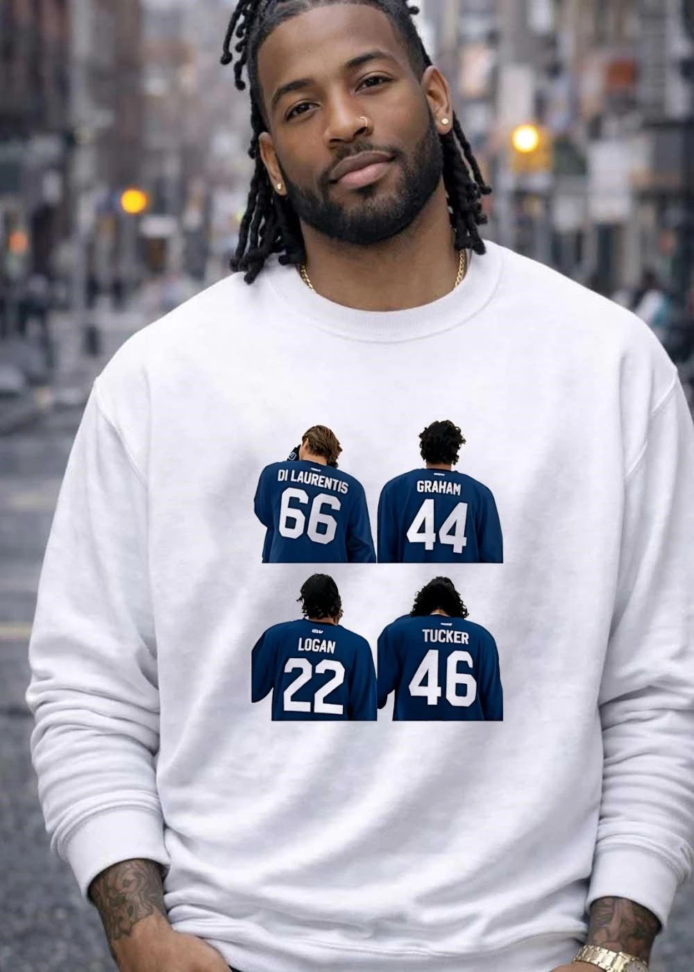 Di Laurentis 66 Graham 44 Logan 22 TTucker 46 The Hockey Guys Jersey shirt