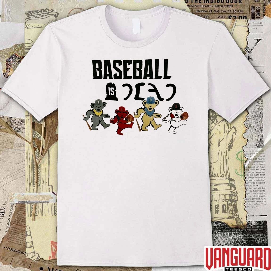 Worcester Red Sox Grateful Dead Night Baseball Is Dead t-shirt