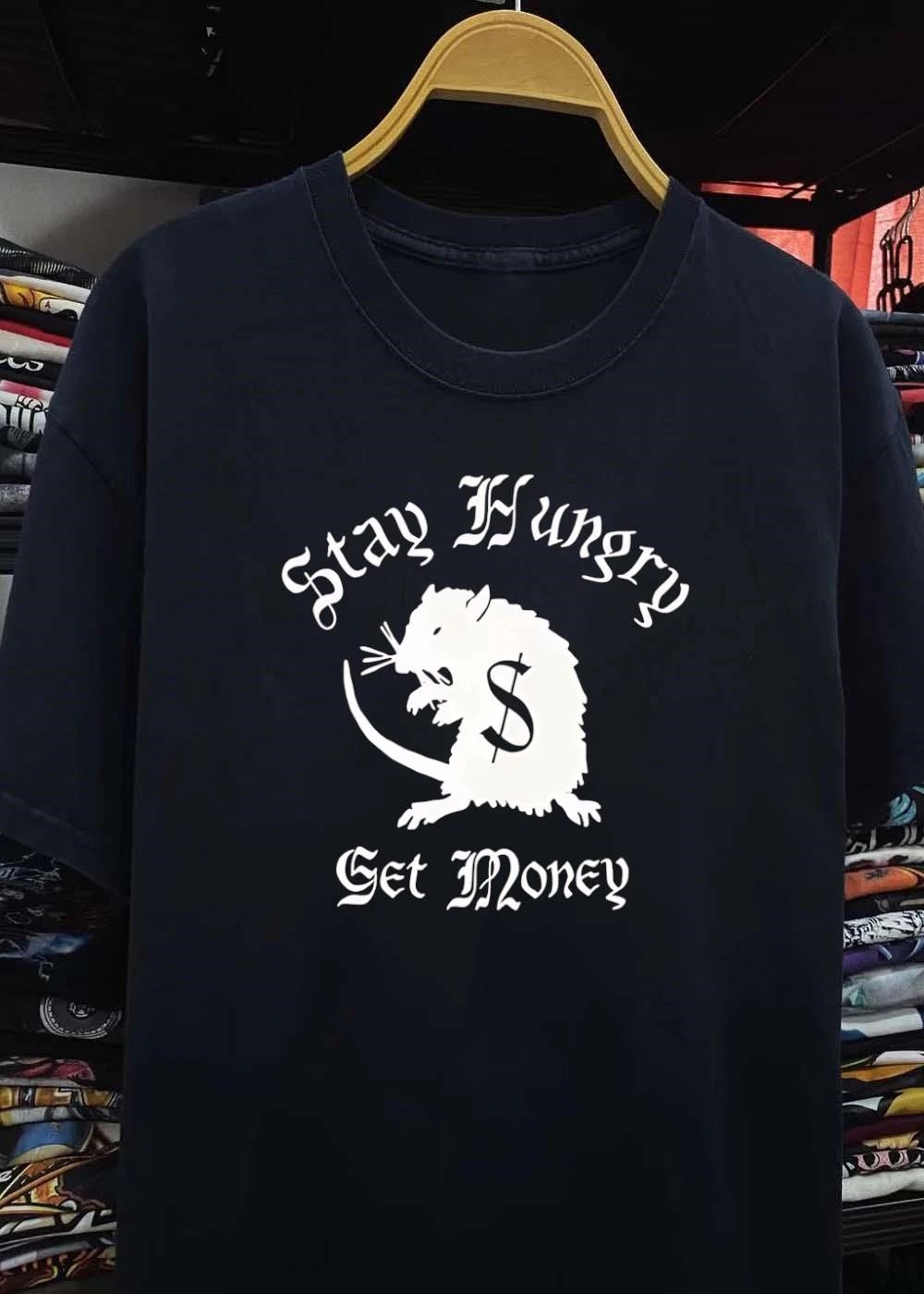 Stay Hungry, Get Money Rat Shirt