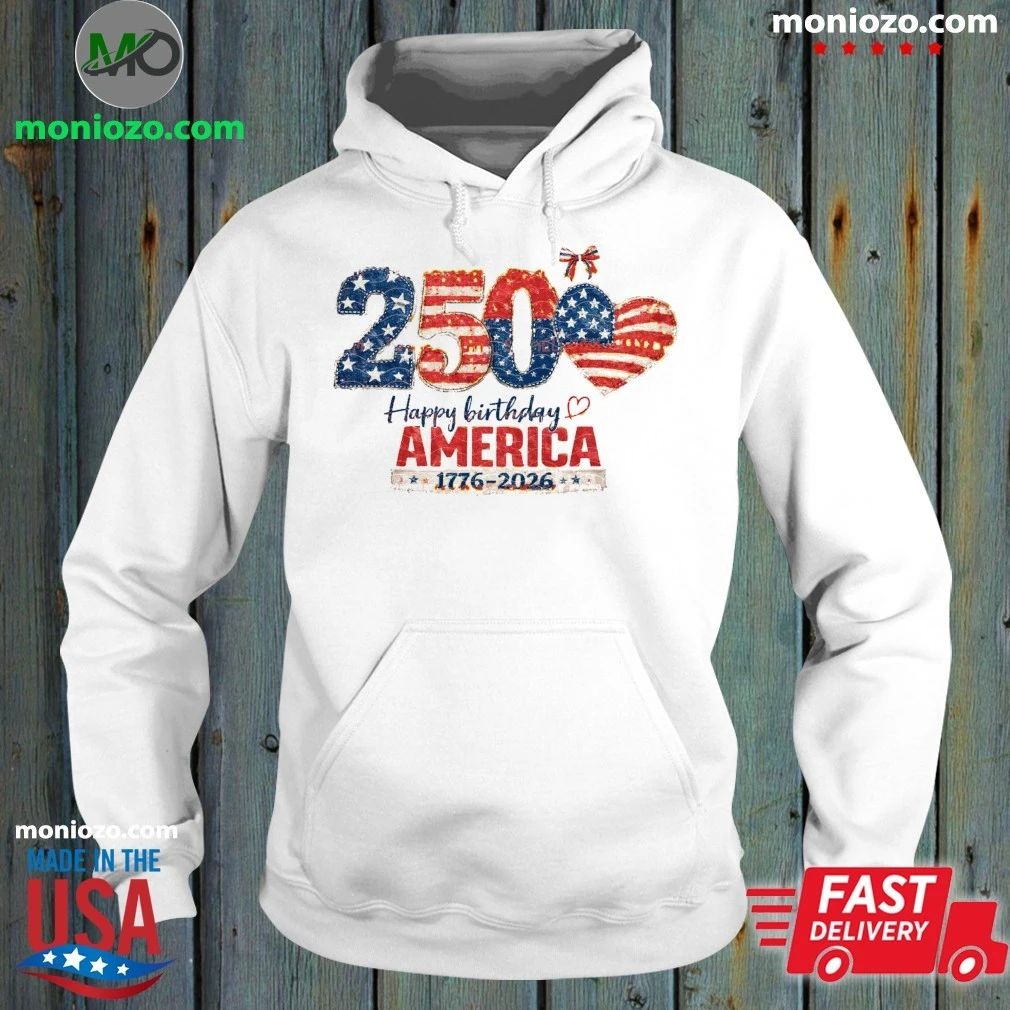 Happy Birthday America 1776 2026 250th Birthday Shirt