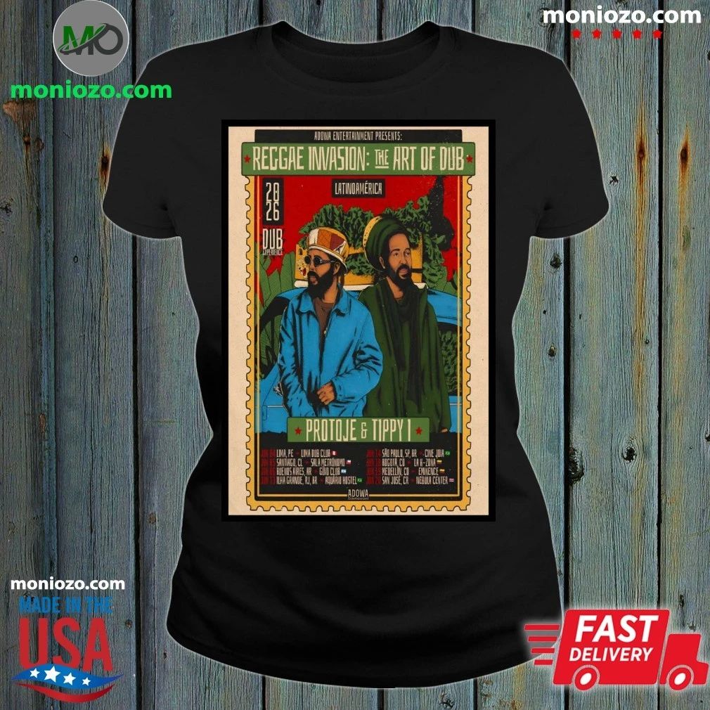 Protoje And Tippy I Latam 2026 Tour Poster Shirt