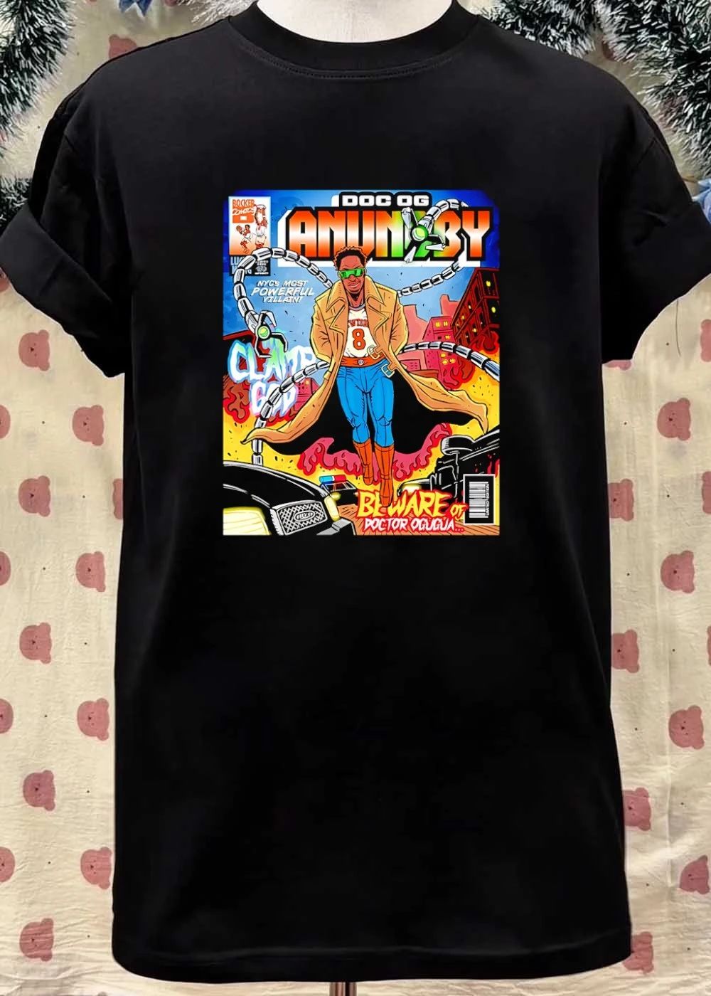 Bocker Comics Doc Og Anunoby Nyc Most Powerful Villain Beware of Doctor Ogugua Shirt