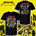Metallica Pop-up Store M72 European World Tour 2026 Death And Snake Artwork Shirt