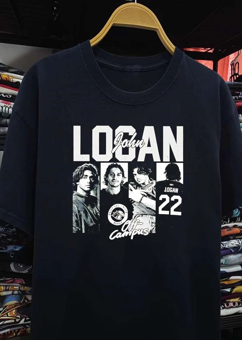 John Logan Davis Hawks 22 Off Campus Collage Shirt