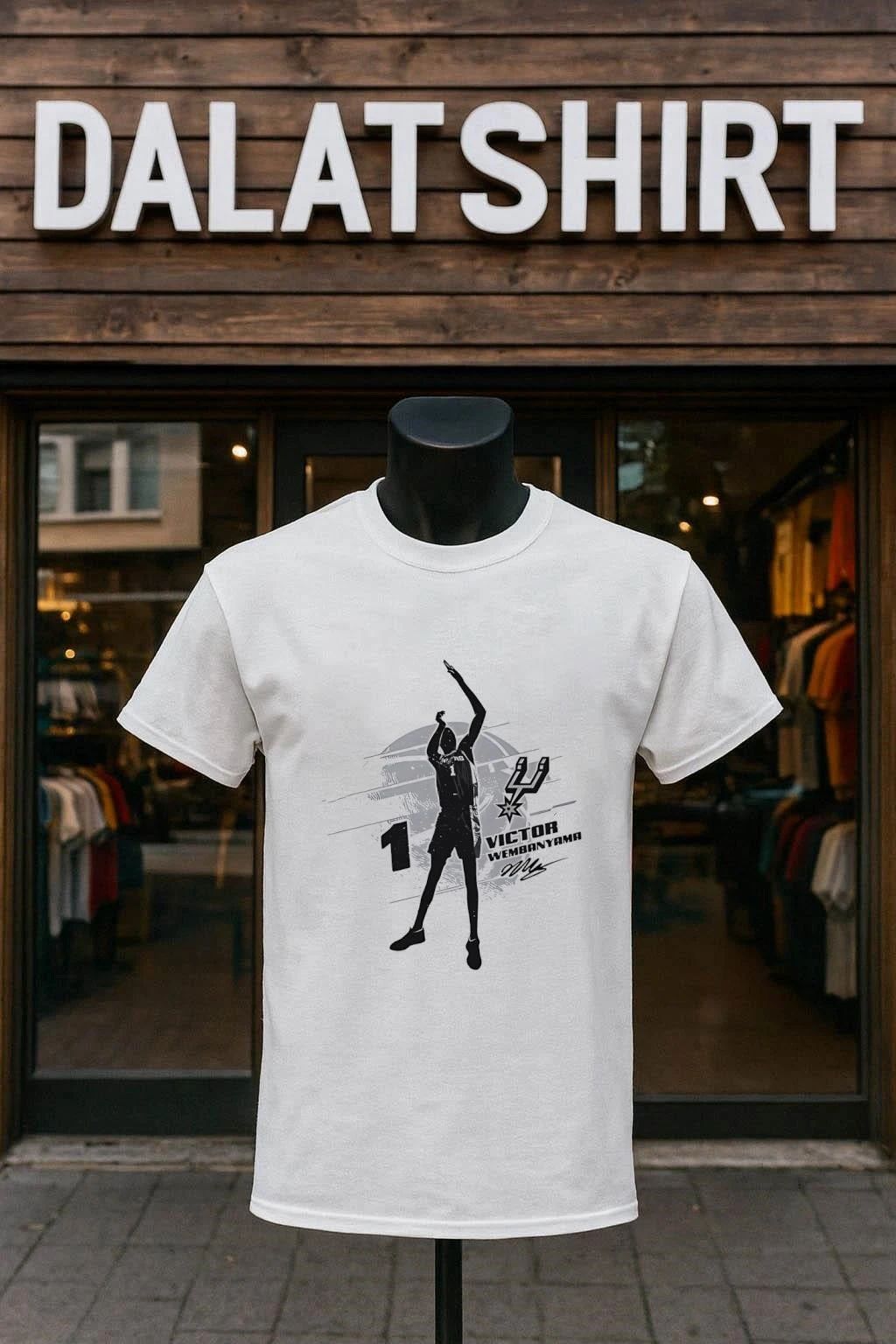 Victor Wembanyama San Antonio Spurs Silhouette shirt