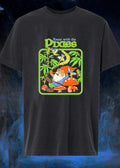 Away With the Pixies Gnome Smoking Cannabis Weed Marijuana Mushroom Fantasy Pixie Shirt