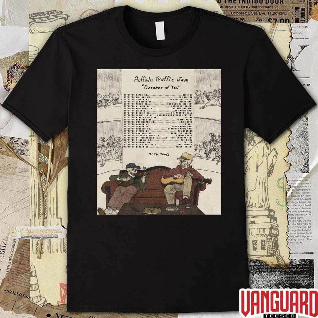 Buffalo Traffic Jam Pictures of You 2026 Tour Dates Poster t-shirt