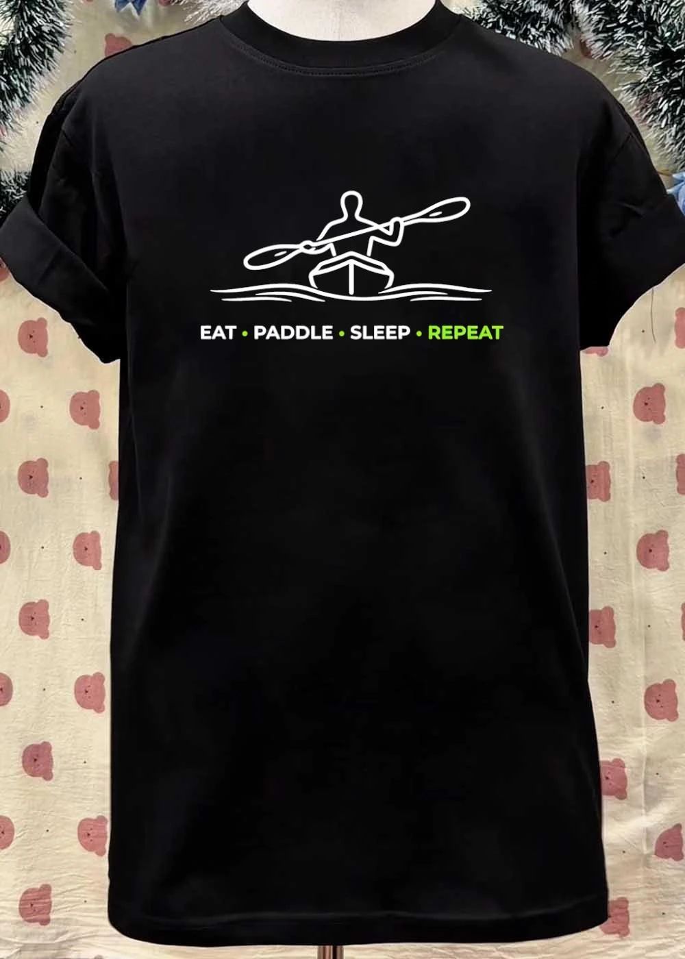Eat Paddle Sleep Repeat Kayaking Watersports Enthusiast 2026 Summer Adventures Shirt