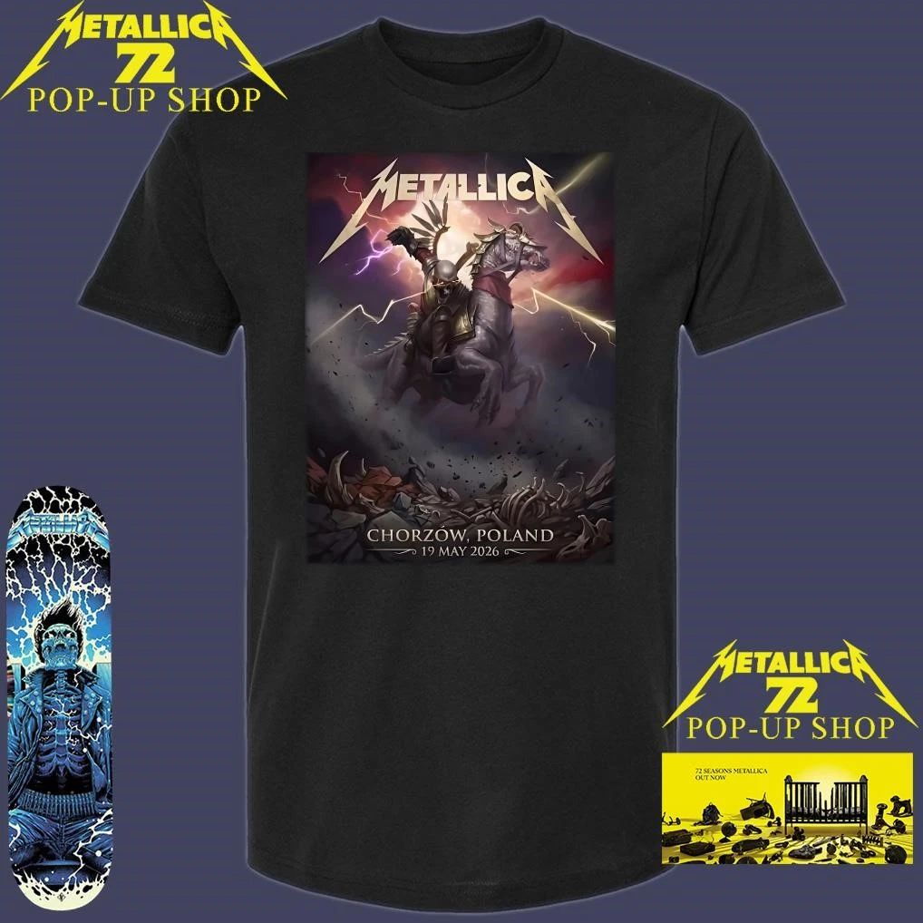 Metallica M72 Chorzow, Poland May, 19 2026 Pop-Up Shop T-Shirt