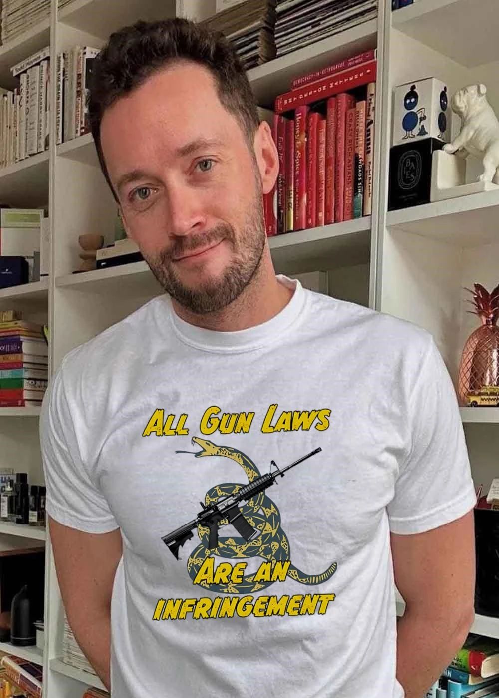 Libertarian Apparel Pro-Gun Rights All Gun Laws Are an Infringement shirt