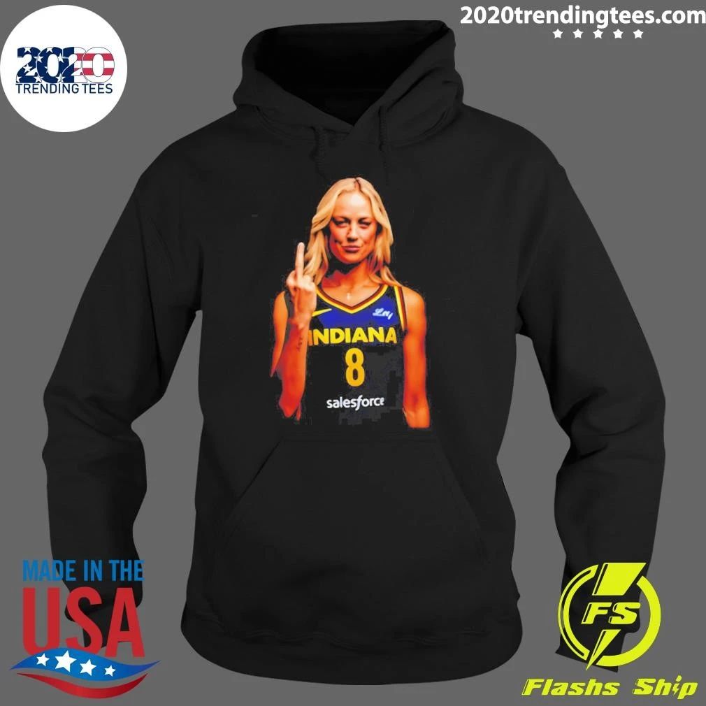 Sophie Cunningham Indiana Fever Middle Finger Shirt