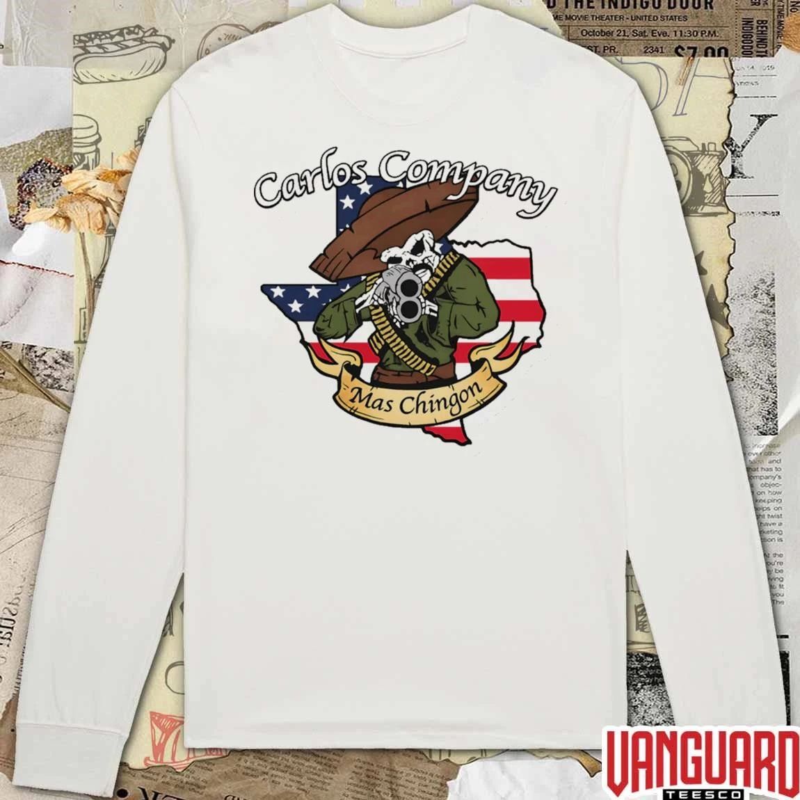1st Battalion 23d Marines Carlos Company Mas Chingon 2026 t-shirt