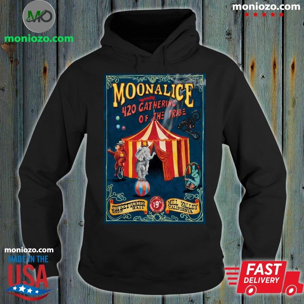 Original Moonalice April 19 2026 Sweetwater Music Hall in Mill Valley CA Poster Shirt