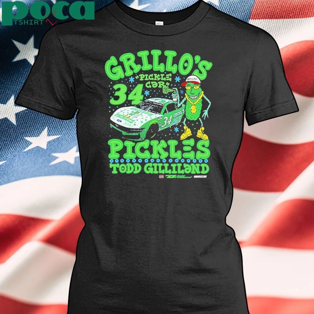 Todd Gilliland Front Row Motorsports Grillo’s Pickles T-shirt