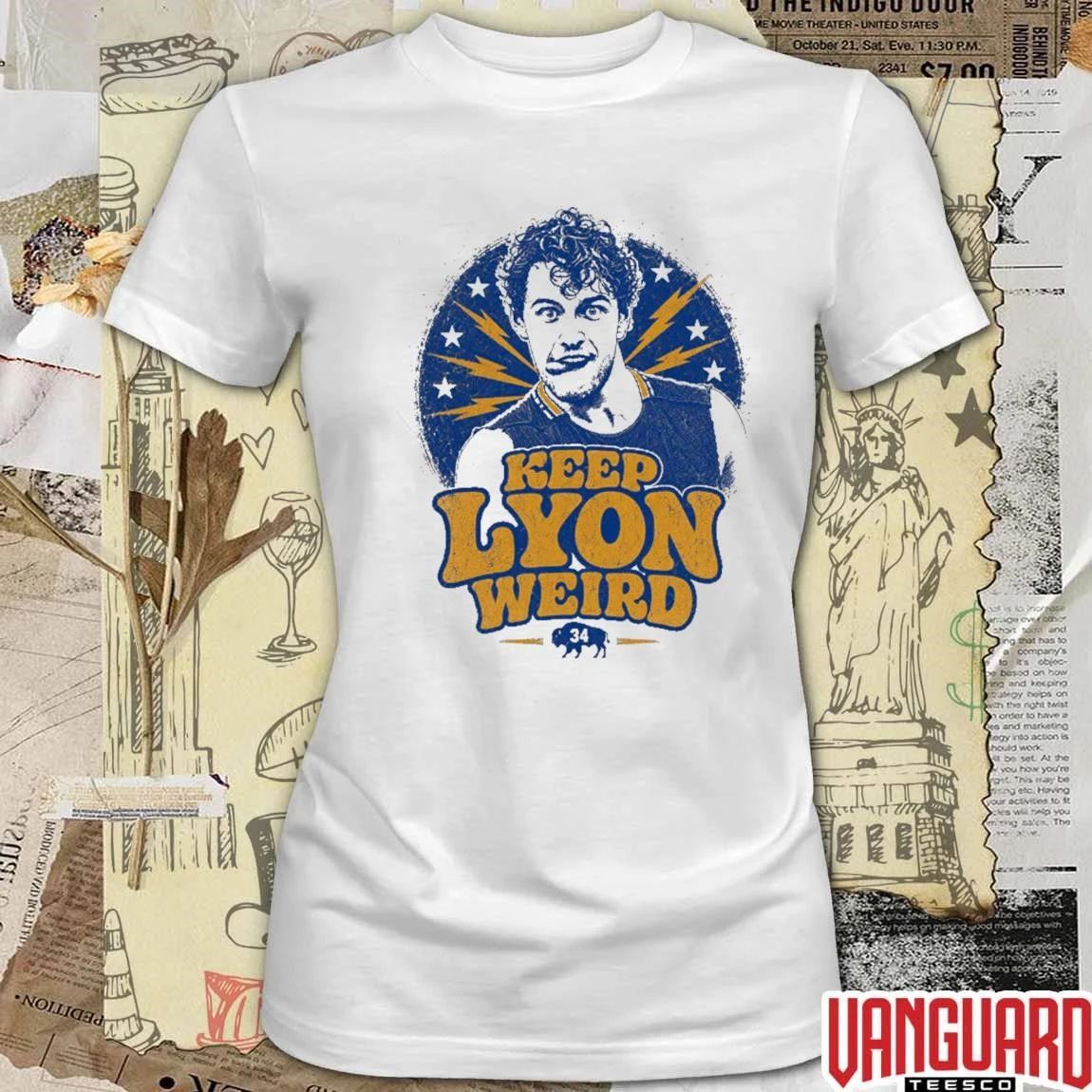 Keep Lyon Weird Alex Lyon Buffalo Sabres 2026 NHL t-shirt