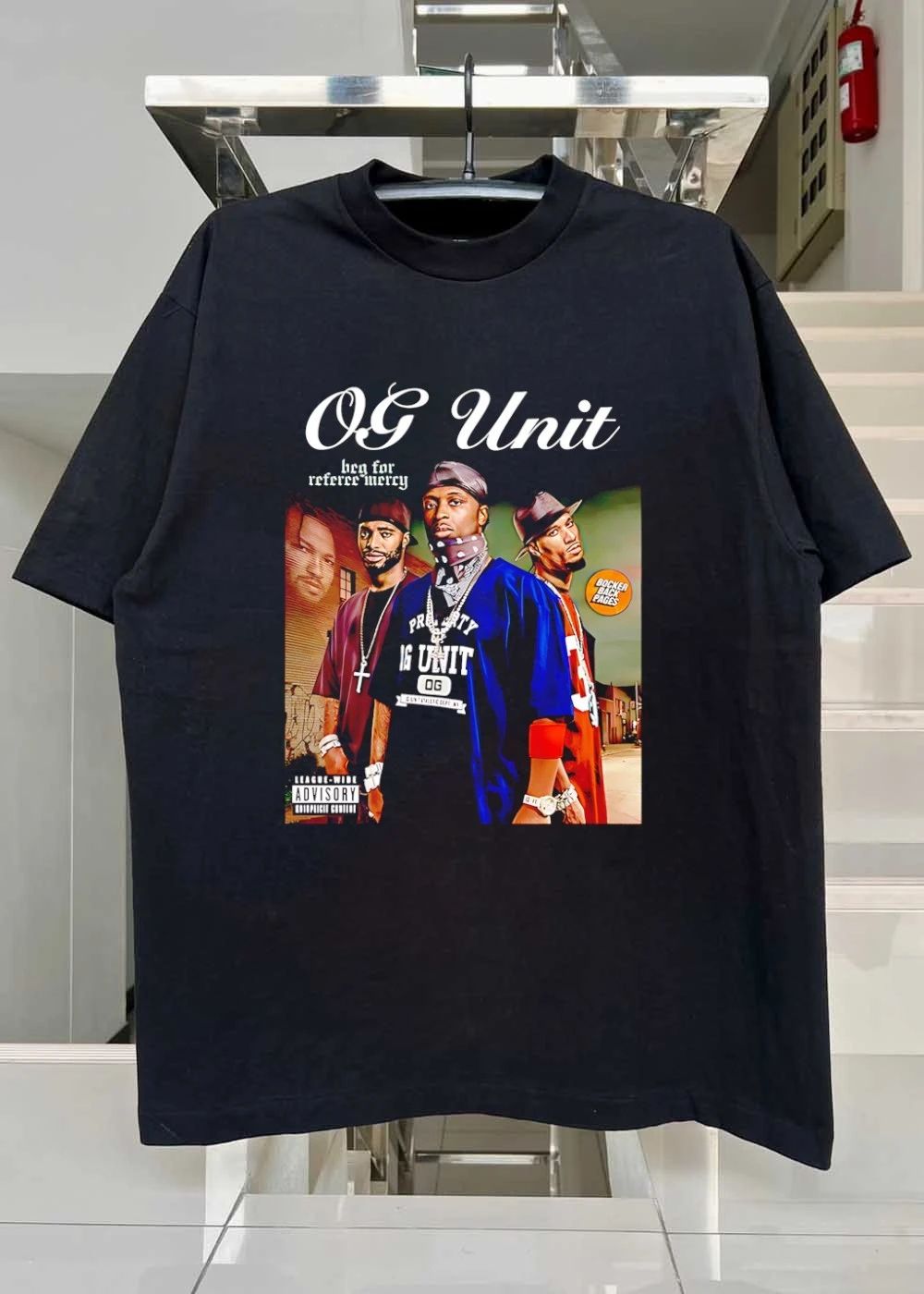 Knixplicit Content Beg for Referee Mercy OG Unit Basketball T-Shirt