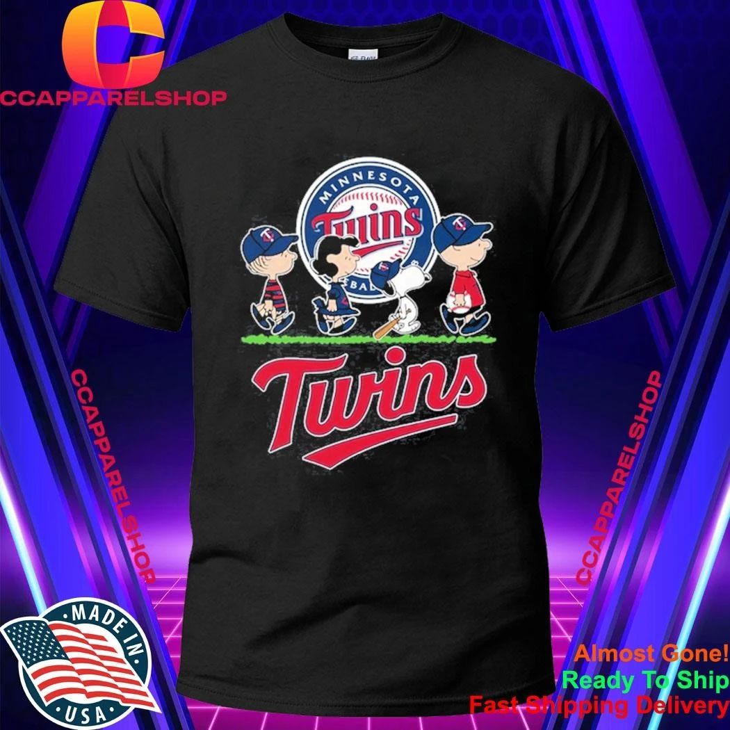 Peanuts characters minnesota twins baseball Shirt