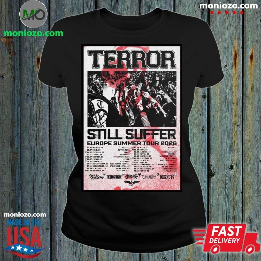 TERROR Europe 2026 Summer Shows Poster Shirt