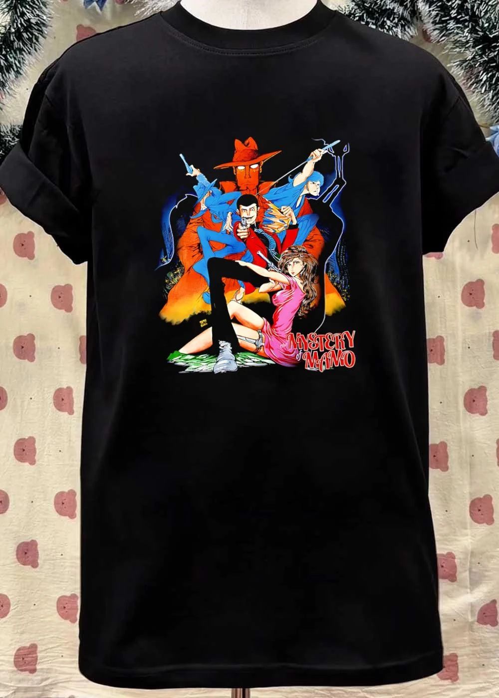 Monkey Punch TME NTV The Mystery of Mamo Lupin III Cast Action T-Shirt