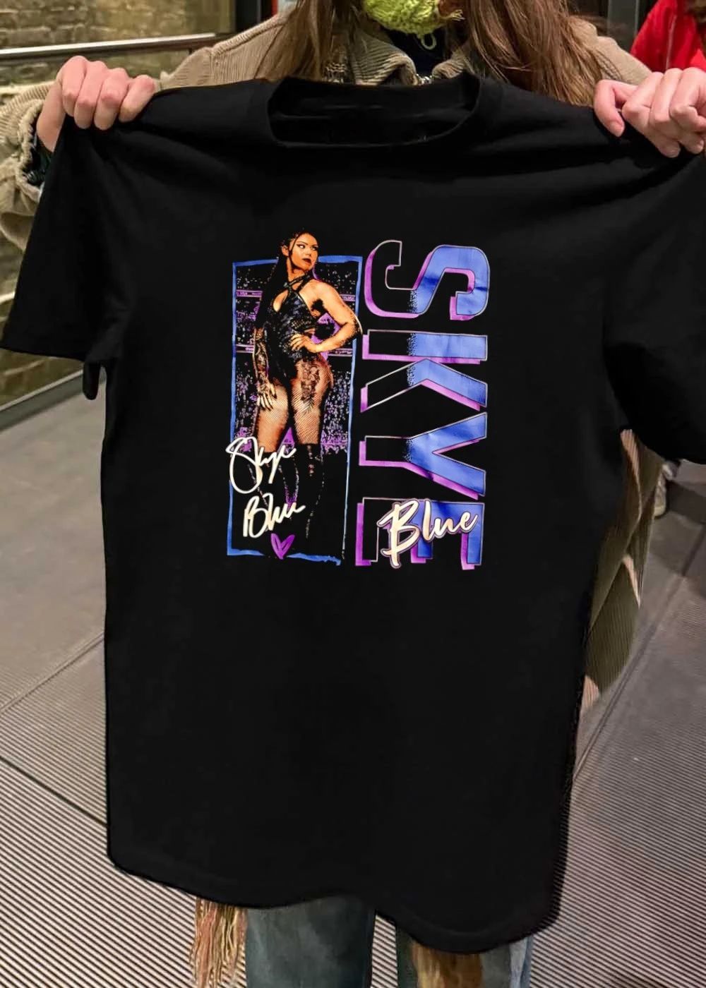 Skye Blue Signature AEW Wrestling T-Shirt