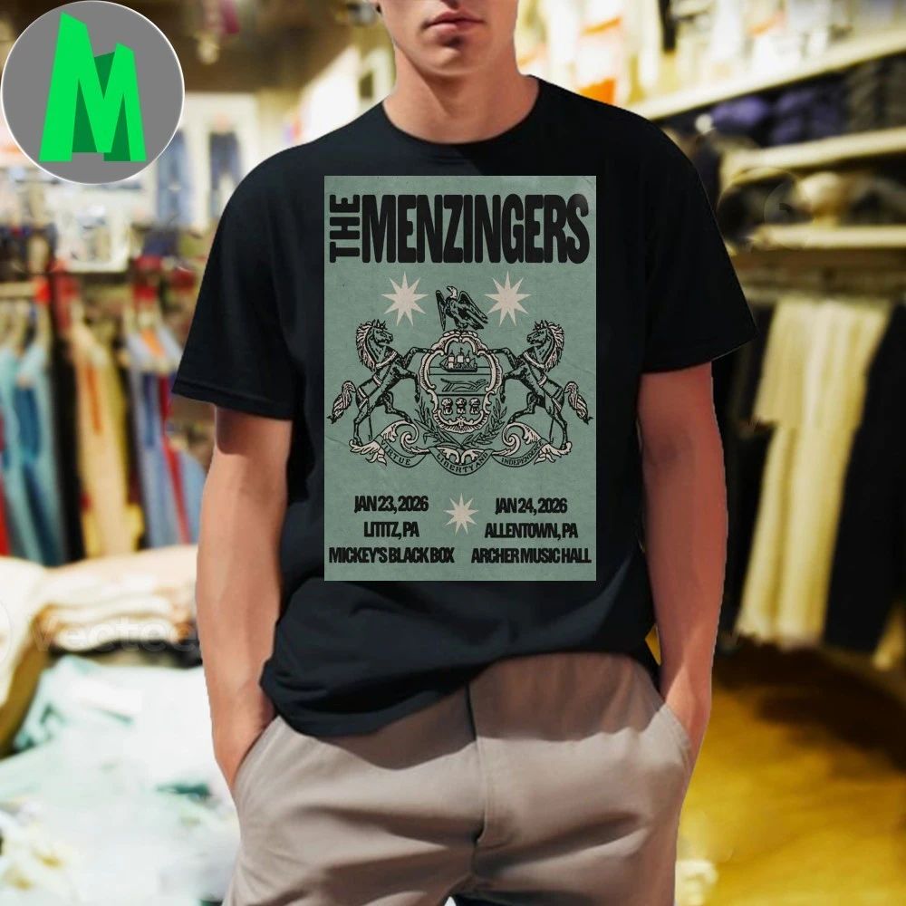 Original The Menzingers Allentown Pa Jan 24 2026 Poster Shirt