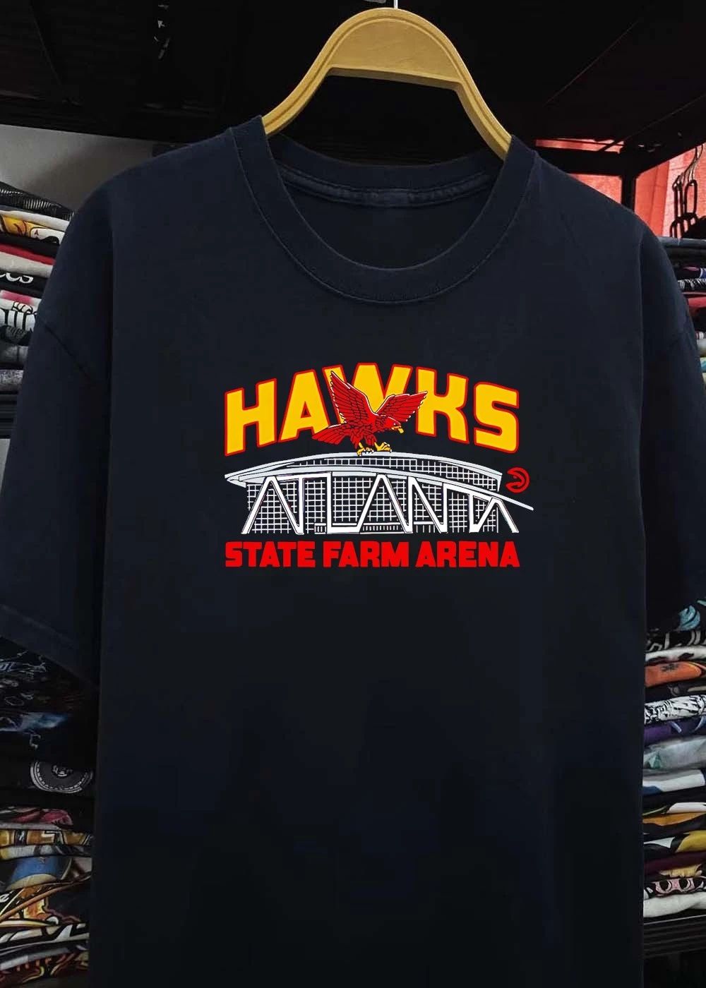 Homage Hawks State Farm Arena shirt