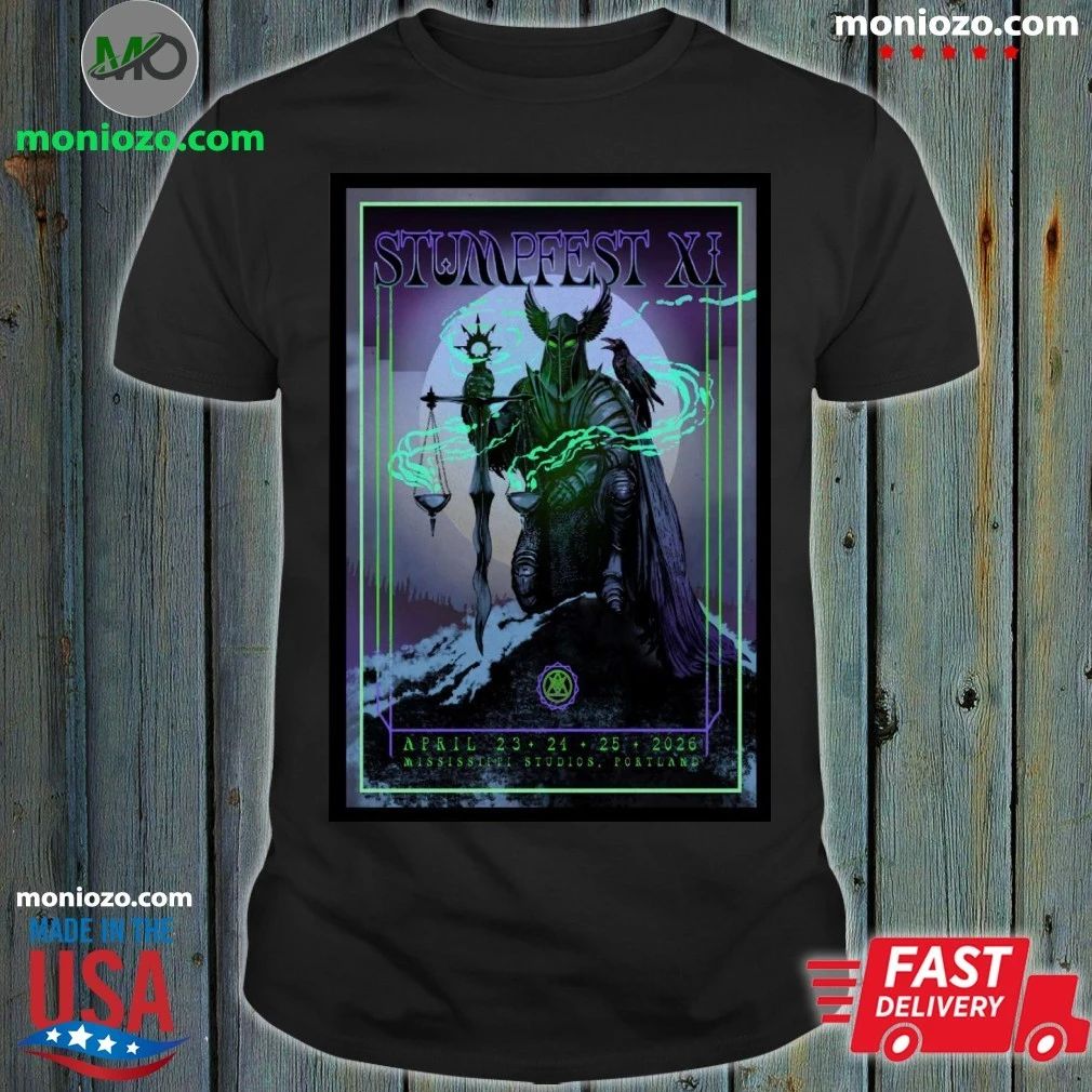 Stumpfest XI Portland Mississippi Studios Apr 23-25 2026 Poster Graphic T-Shirt