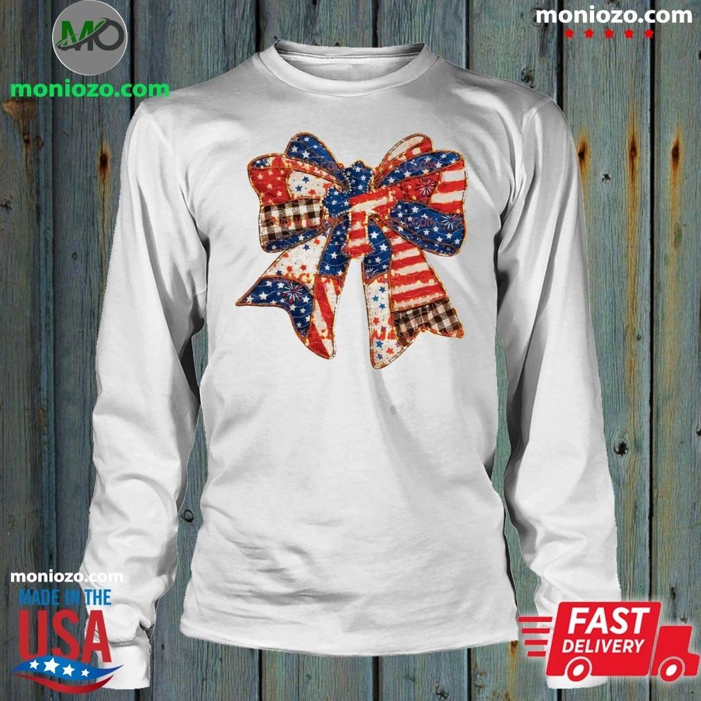 1776 US Coquette Bow 250th Anniversary Shirt
