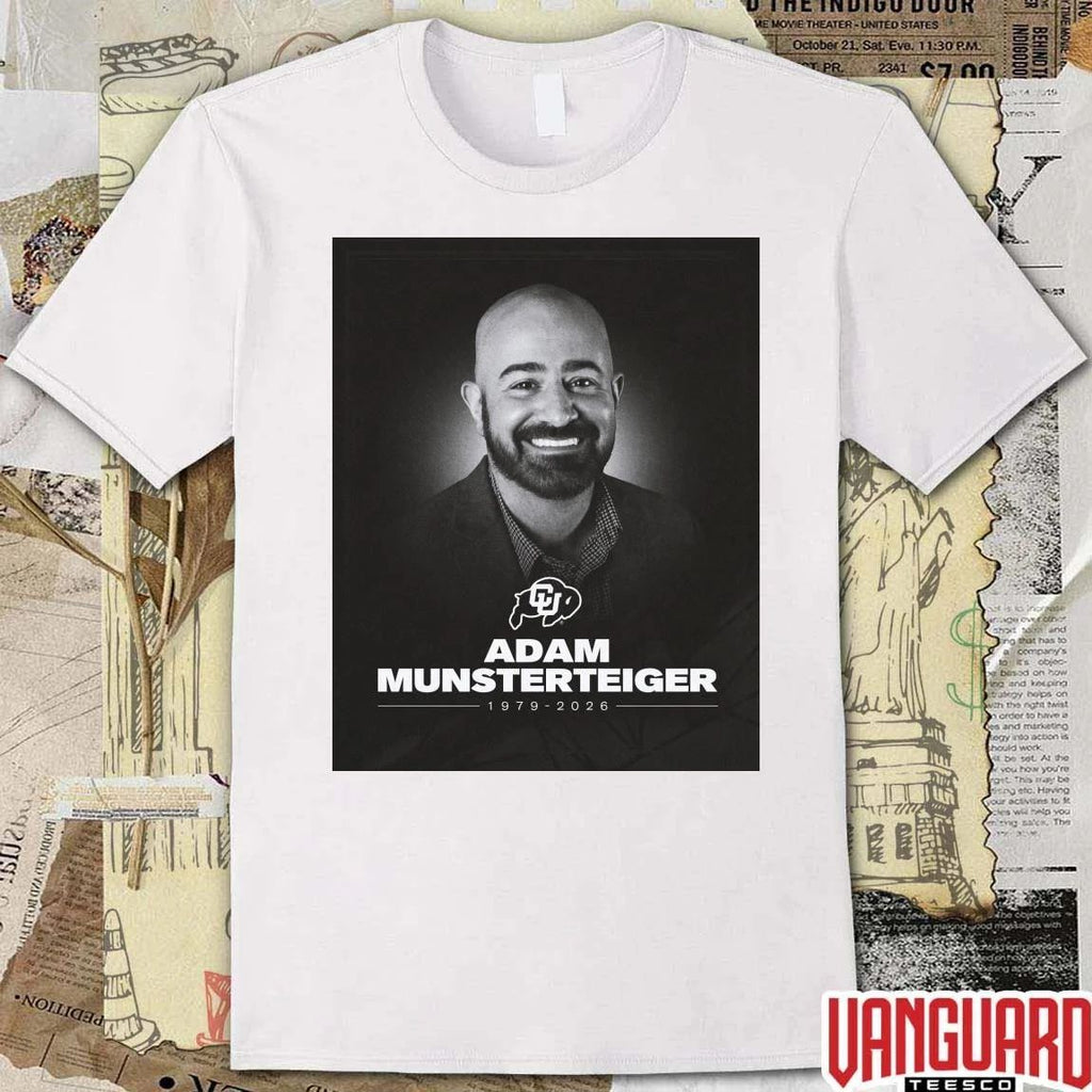 Adam Munsterteiger 1979 – 2026 Colorado Buffaloes Poster t-shirt