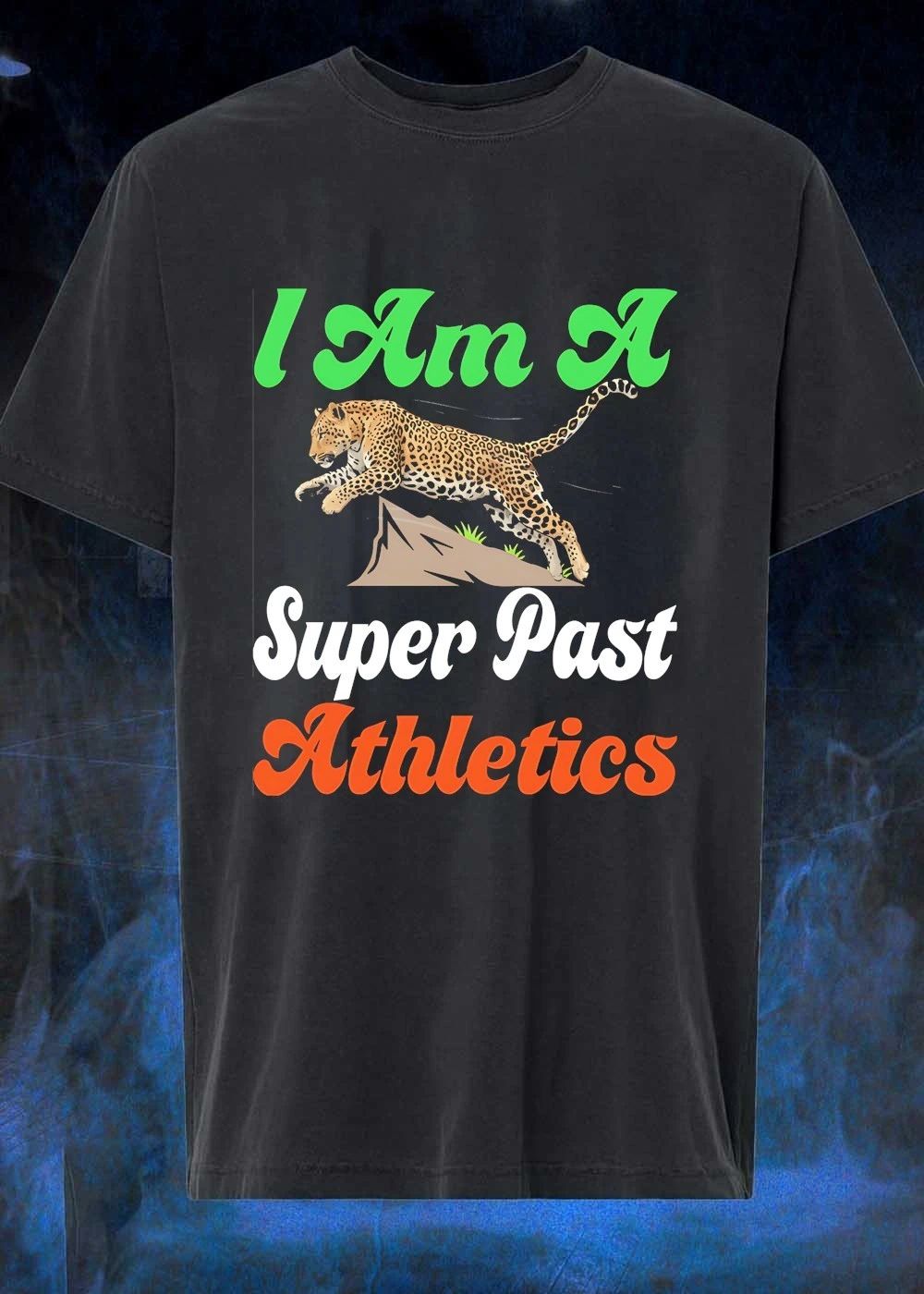 Leopard Running I Am A Super Past Athletics Shirt