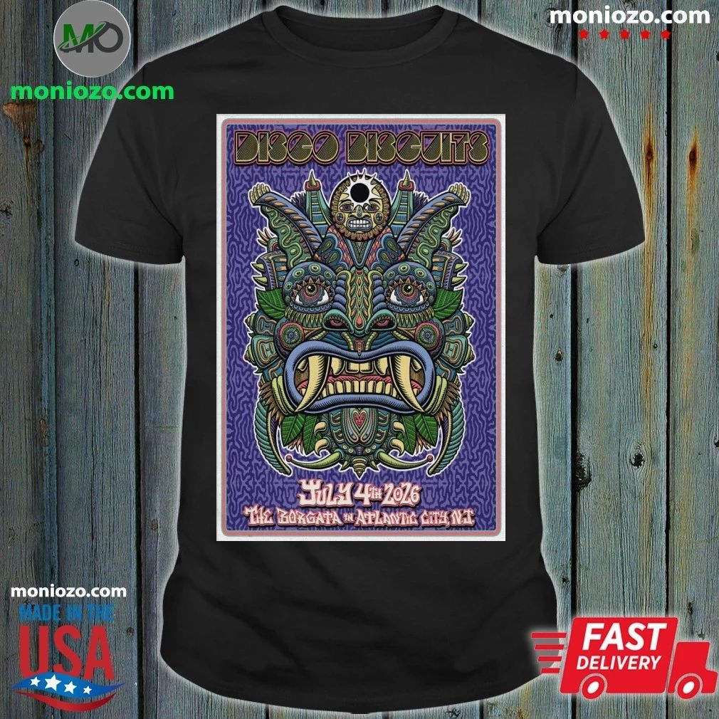 The Disco Biscuits July 4 2026 In Atlantic City NJ Poster T-Shirt