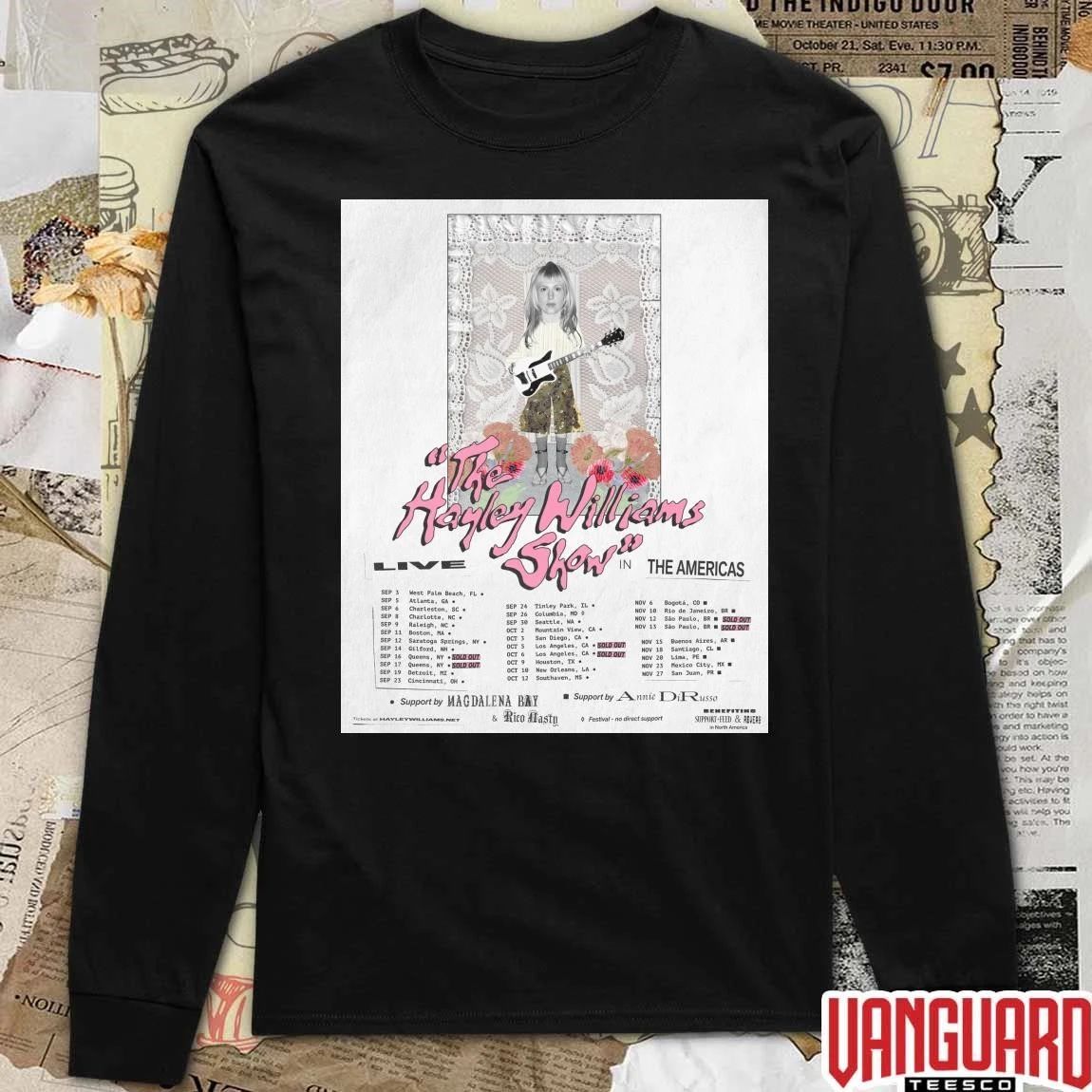 The Hayley Williams Show 2026 North and Latin America Poster t-shirt