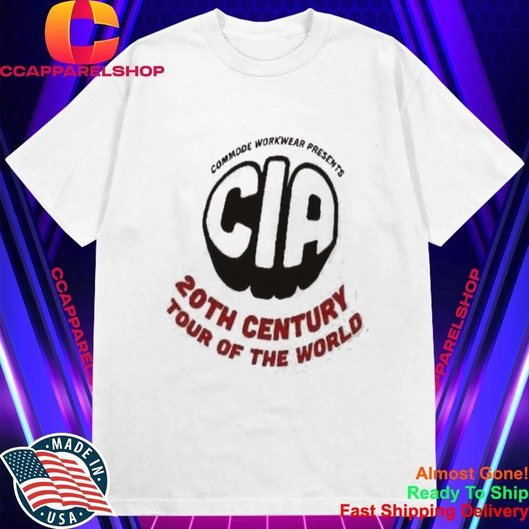 Commode Workwear Presents CIA 20th Century Tour Of The World Retro Shirt