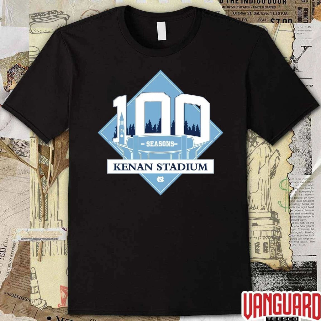 North Carolina Tar Heels Football 100th Season Celebration Kenan Stadium Logo 2026 t-shirt