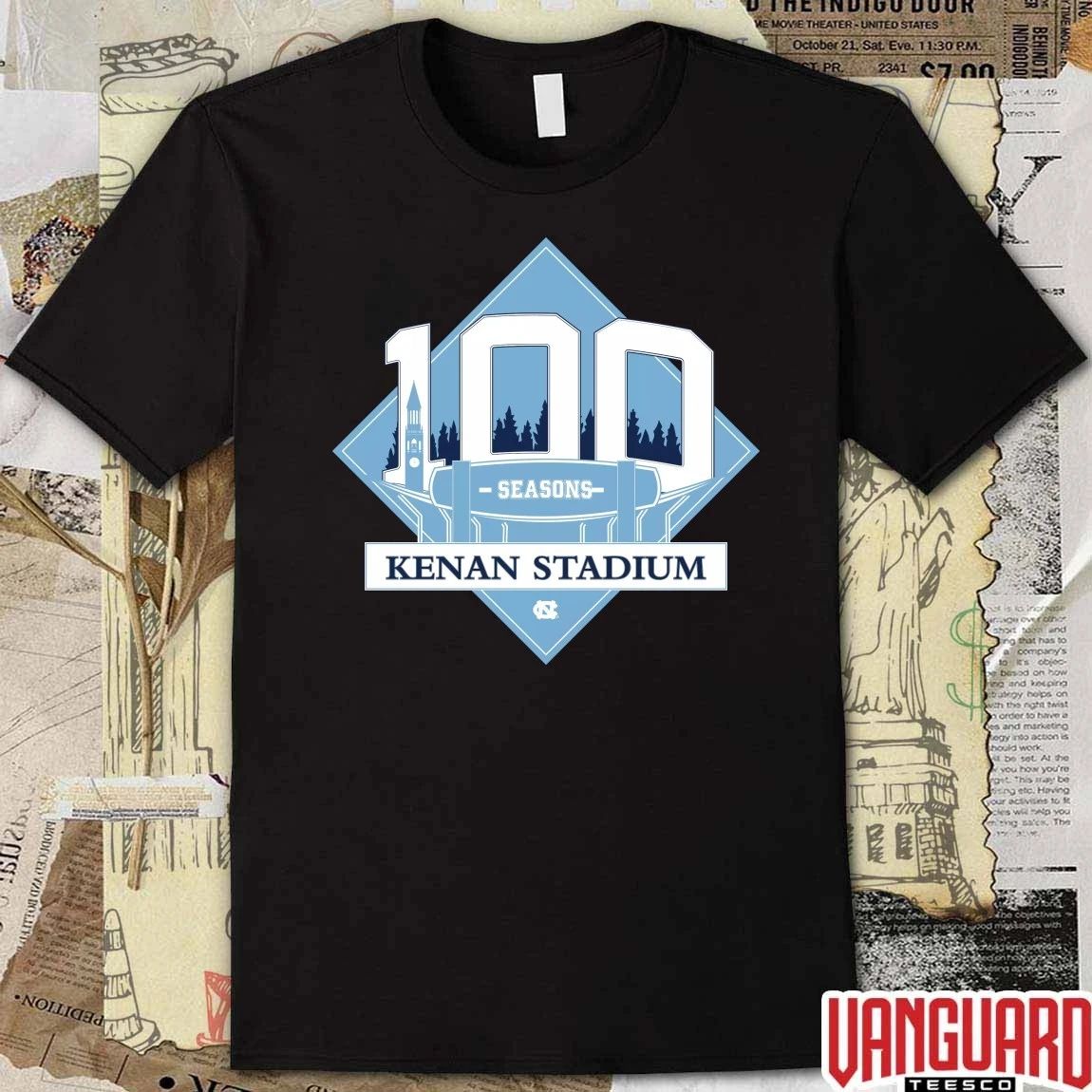North Carolina Tar Heels Football 100th Season Celebration Kenan Stadium Logo 2026 t-shirt