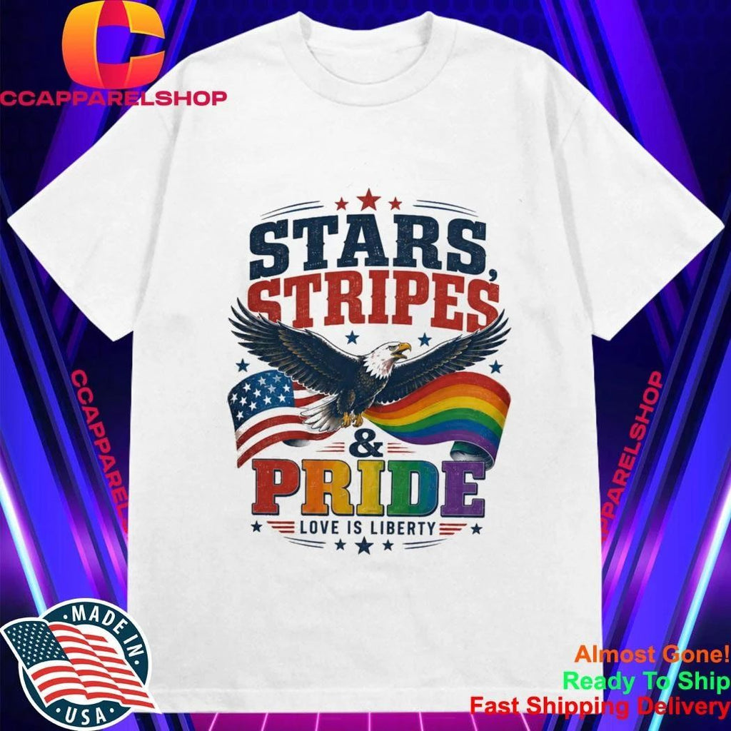 Pride Month 2026 Stars Stripes And Pride Shirt