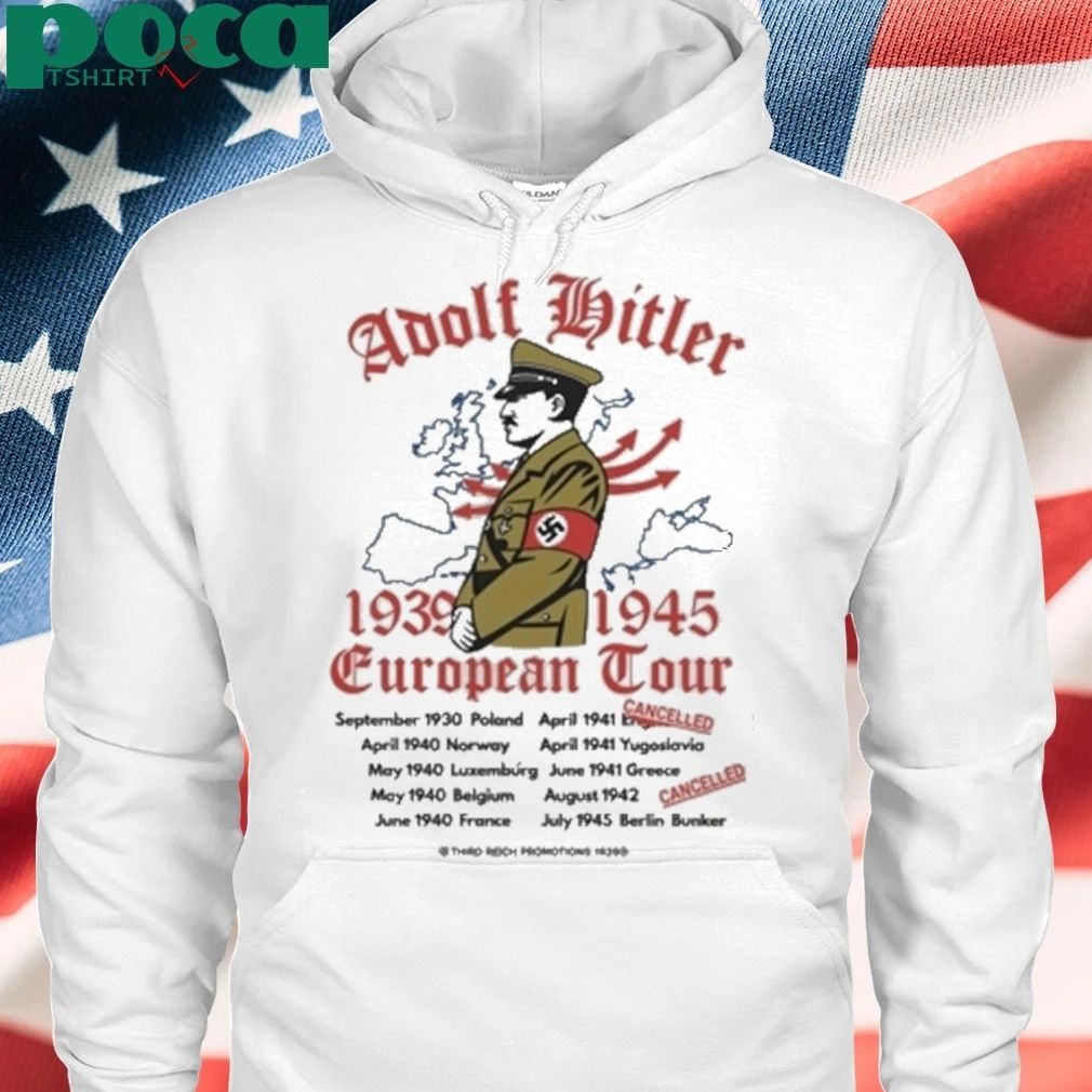 Wwii Adolf Hitler European Tour Design 1939 1945 T-shirt