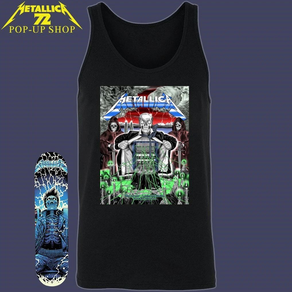 Metallica M72 World Tour May 27 2026 Zurich Switzerland Art By Luca Schenardi T-Shirt