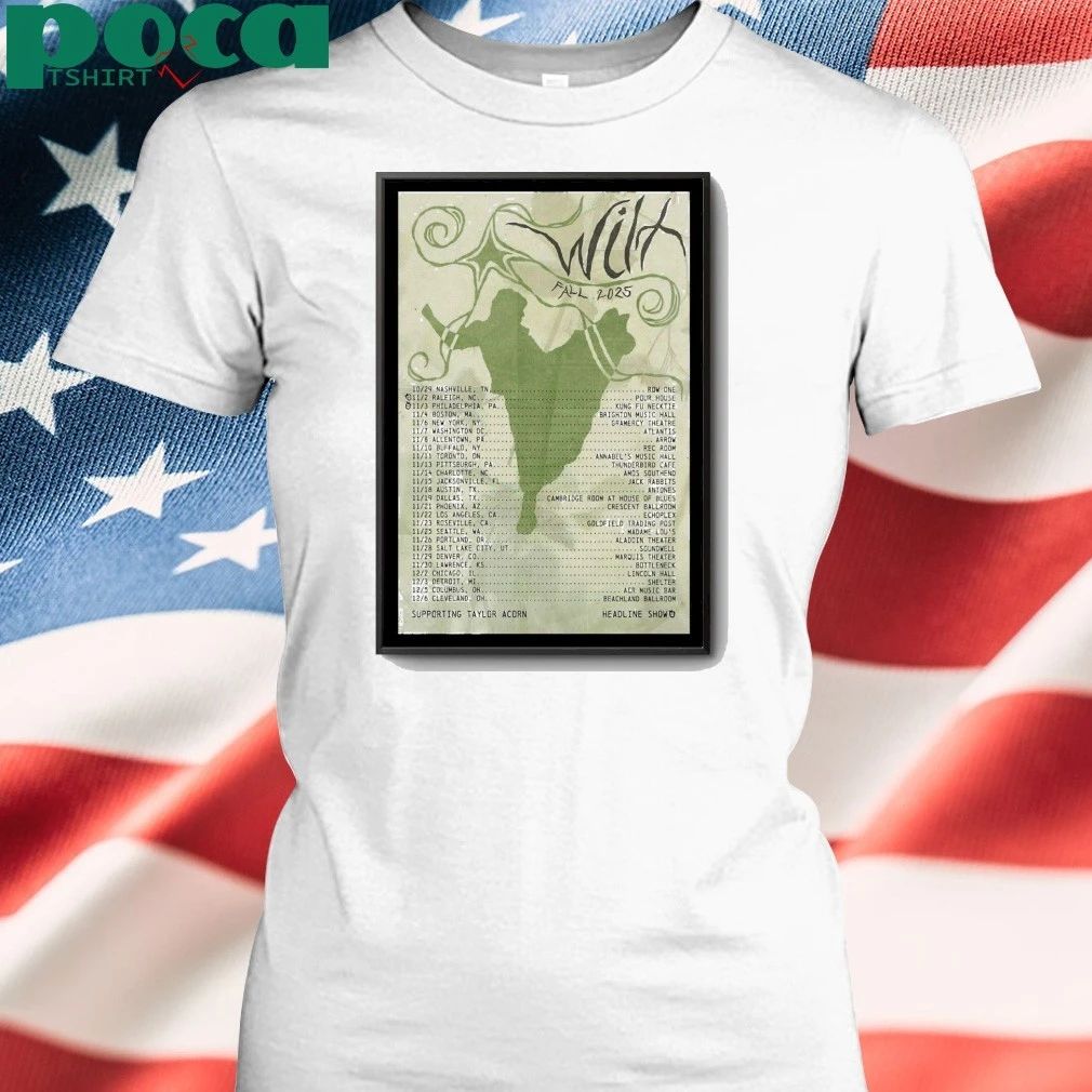 Wilt Band 2025 Fall Tour Poster shirt