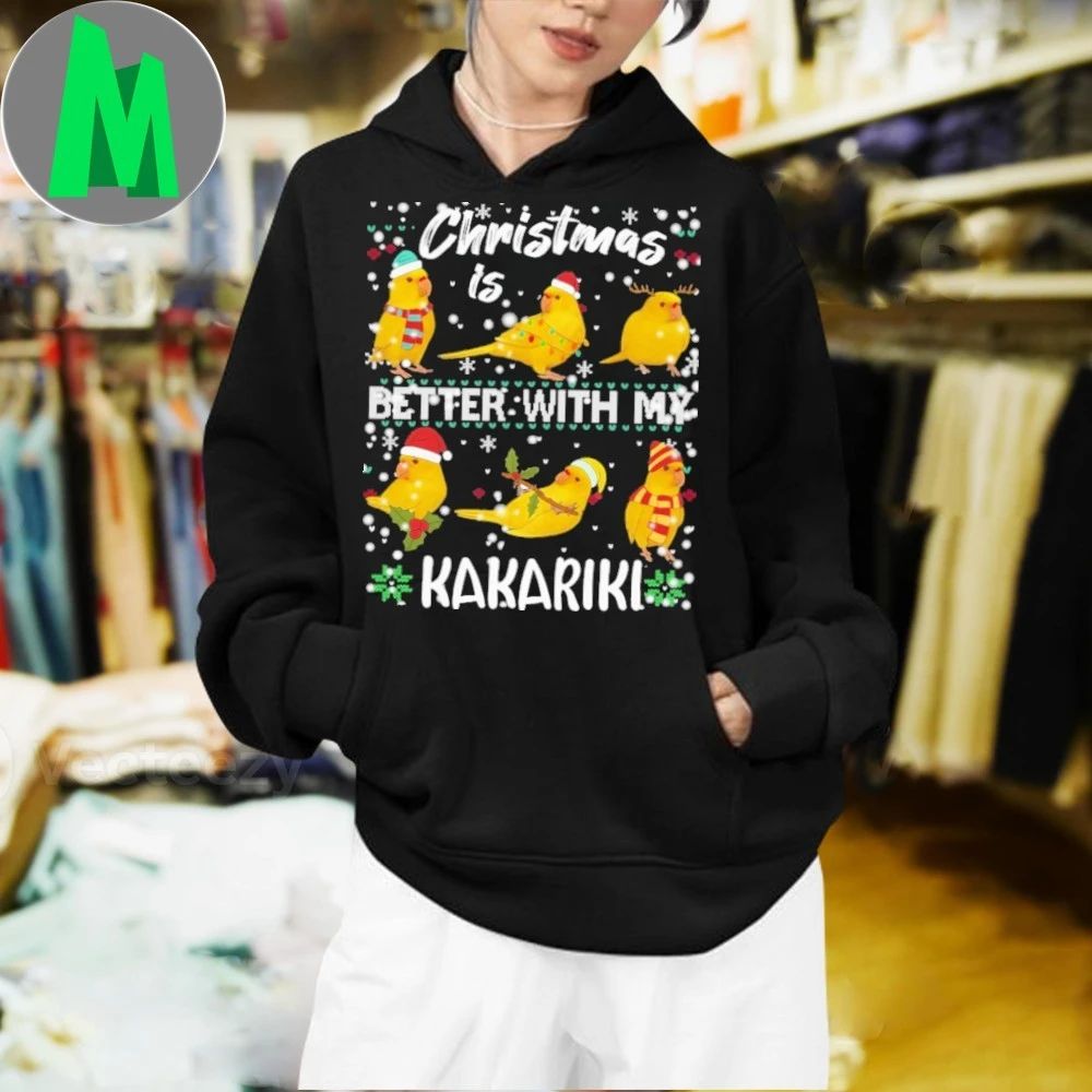 Christmas is better with Kakariki Parrot Shirt