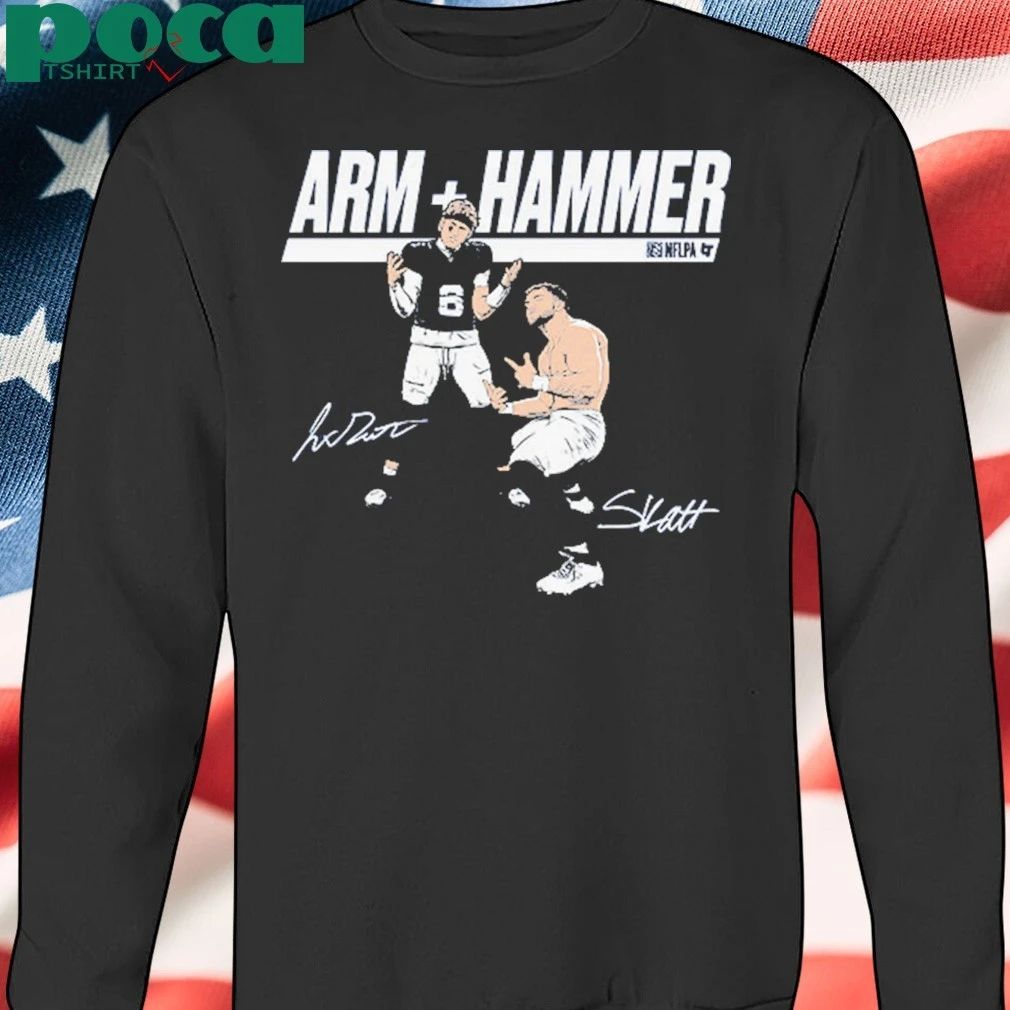 Jaxson Dart & Cam Skattebo Arm + Hammer Shirt