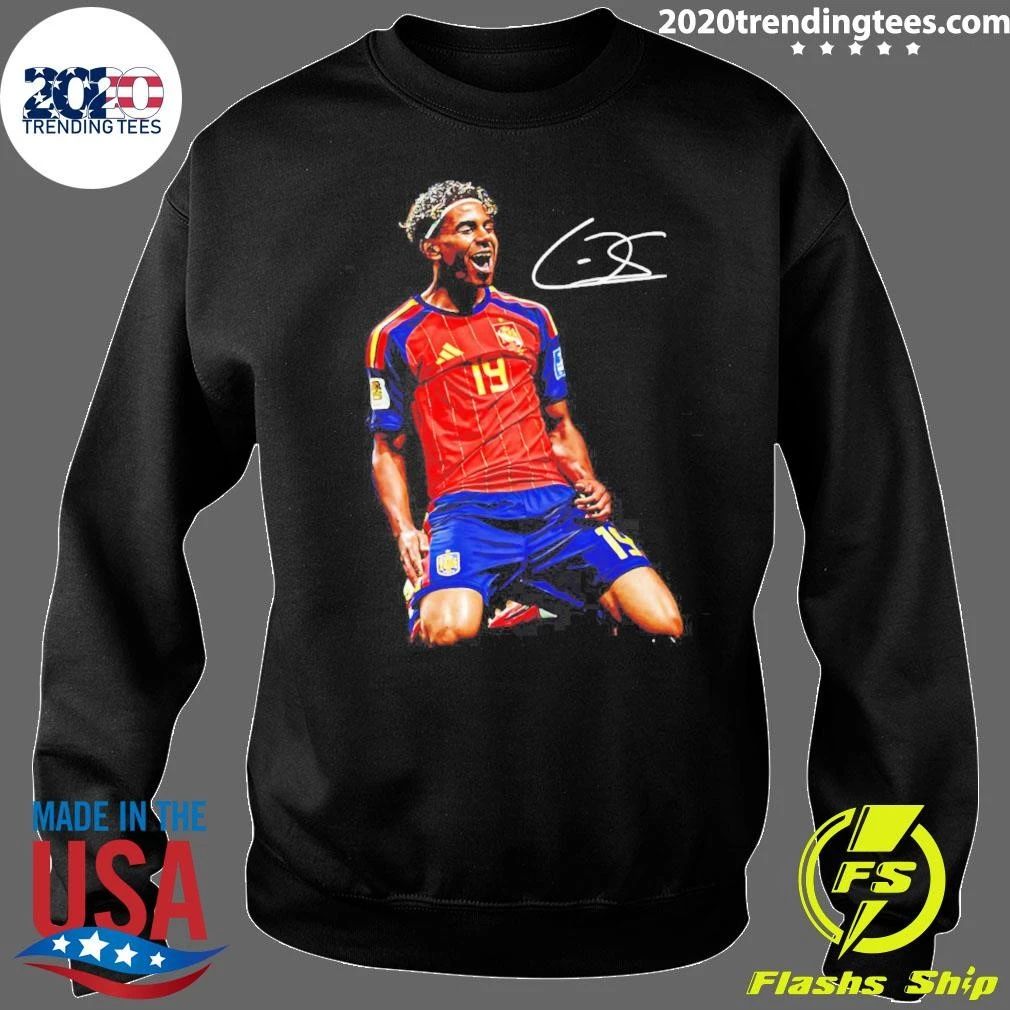 Lamine Yamal Arrived Spain National Football Team Shirt