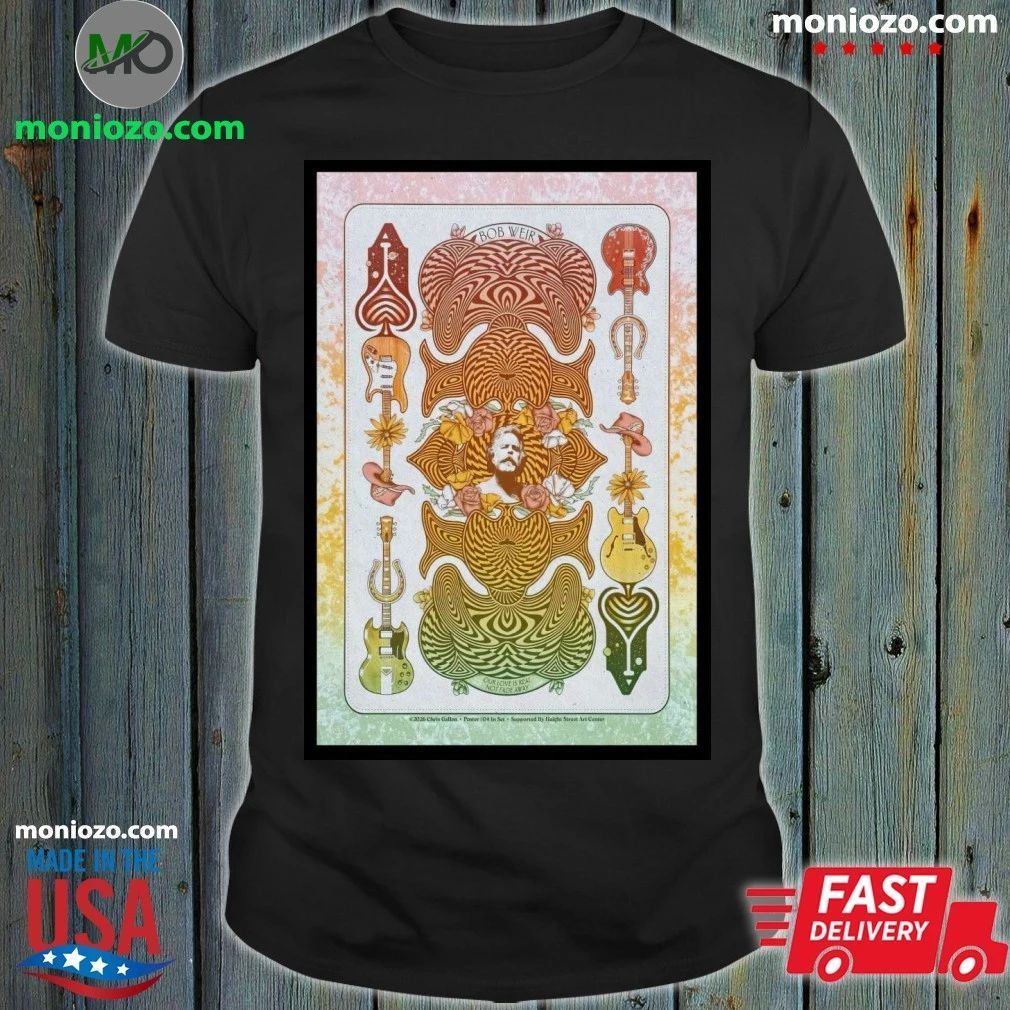 Original Bob Weir Memorial Poster T-Shirt – Best Gift for Music Fans
