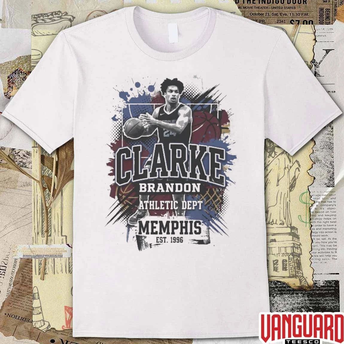 Brandon Clarke Athletic Dept Memphis Basketball Est 1996 t-shirt