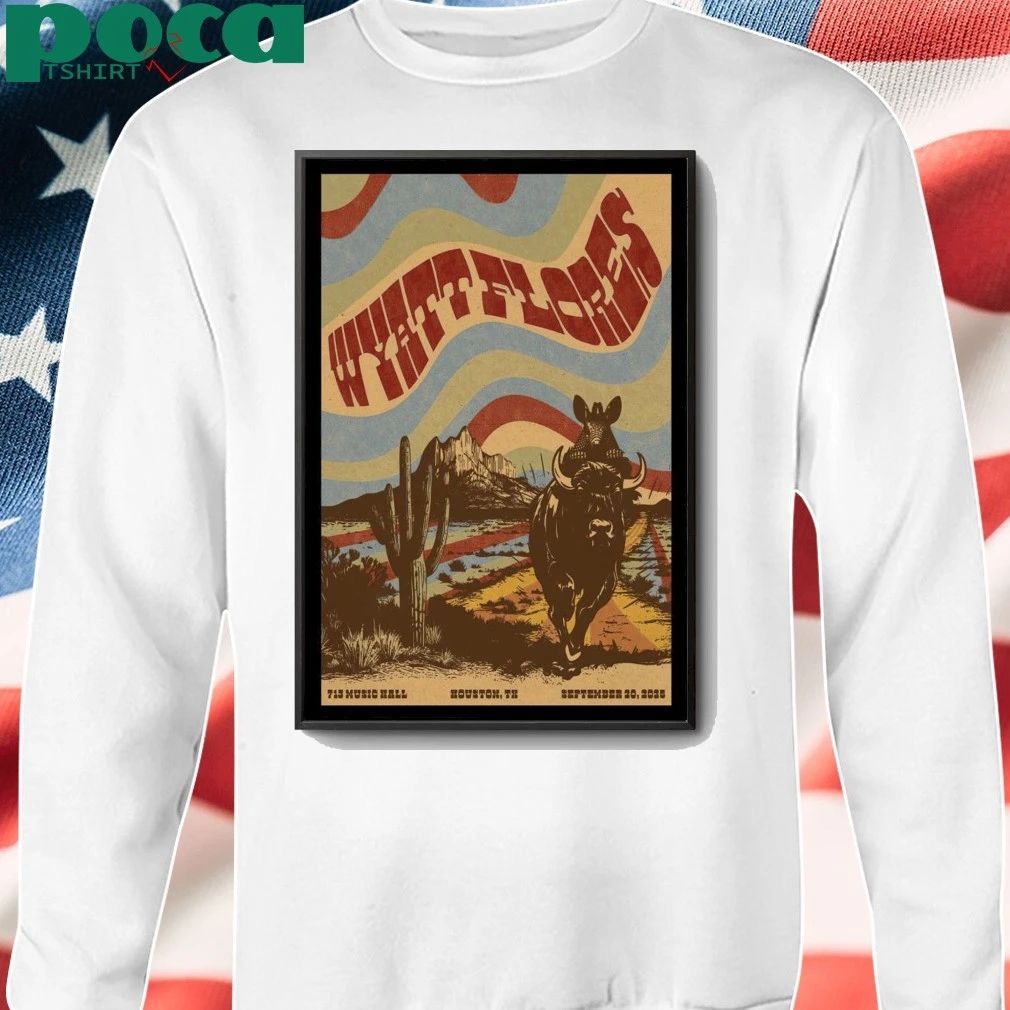 Wyatt Flores 713 Music Hall in Houston, Texas September 20, 2025 Poster shirt