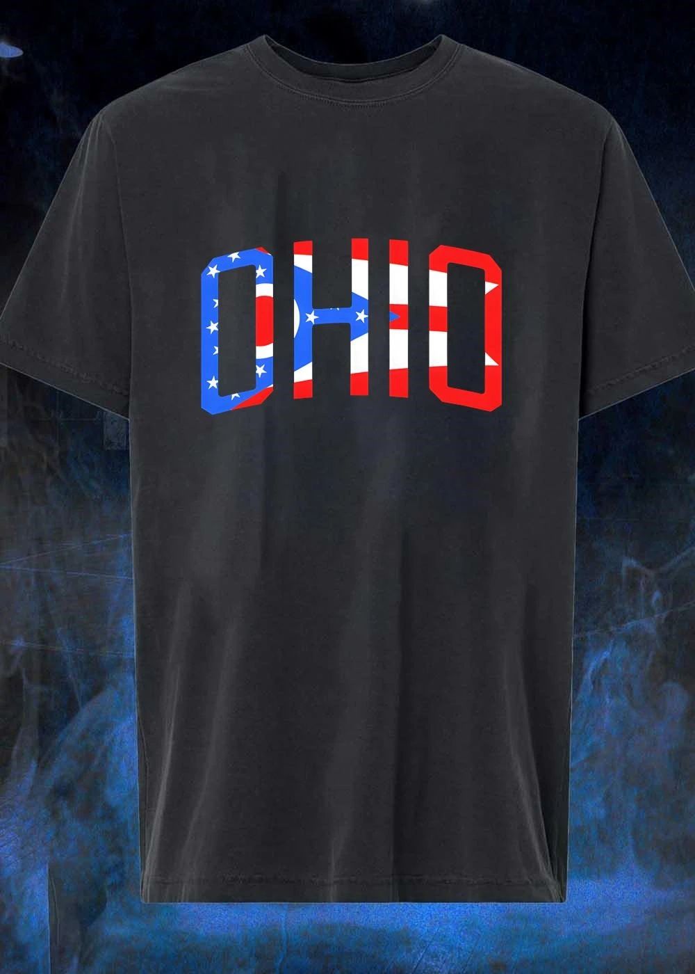 Ohio flag letter shirt