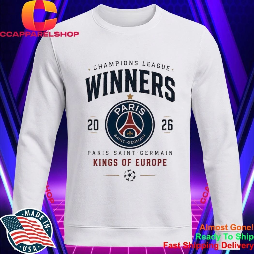 King Of Europe PSG Champions League Winners 2026 Shirt