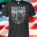 West Virginia Mountaineers Built On Bravery Miner Brave T-Shirt