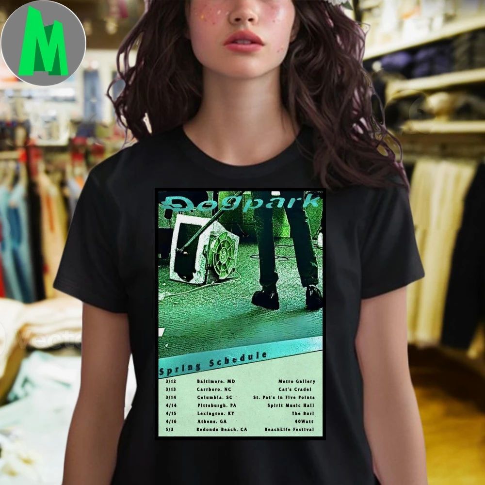 Original Dogpark Spring Schedule Shows 2026 Poster Shirt
