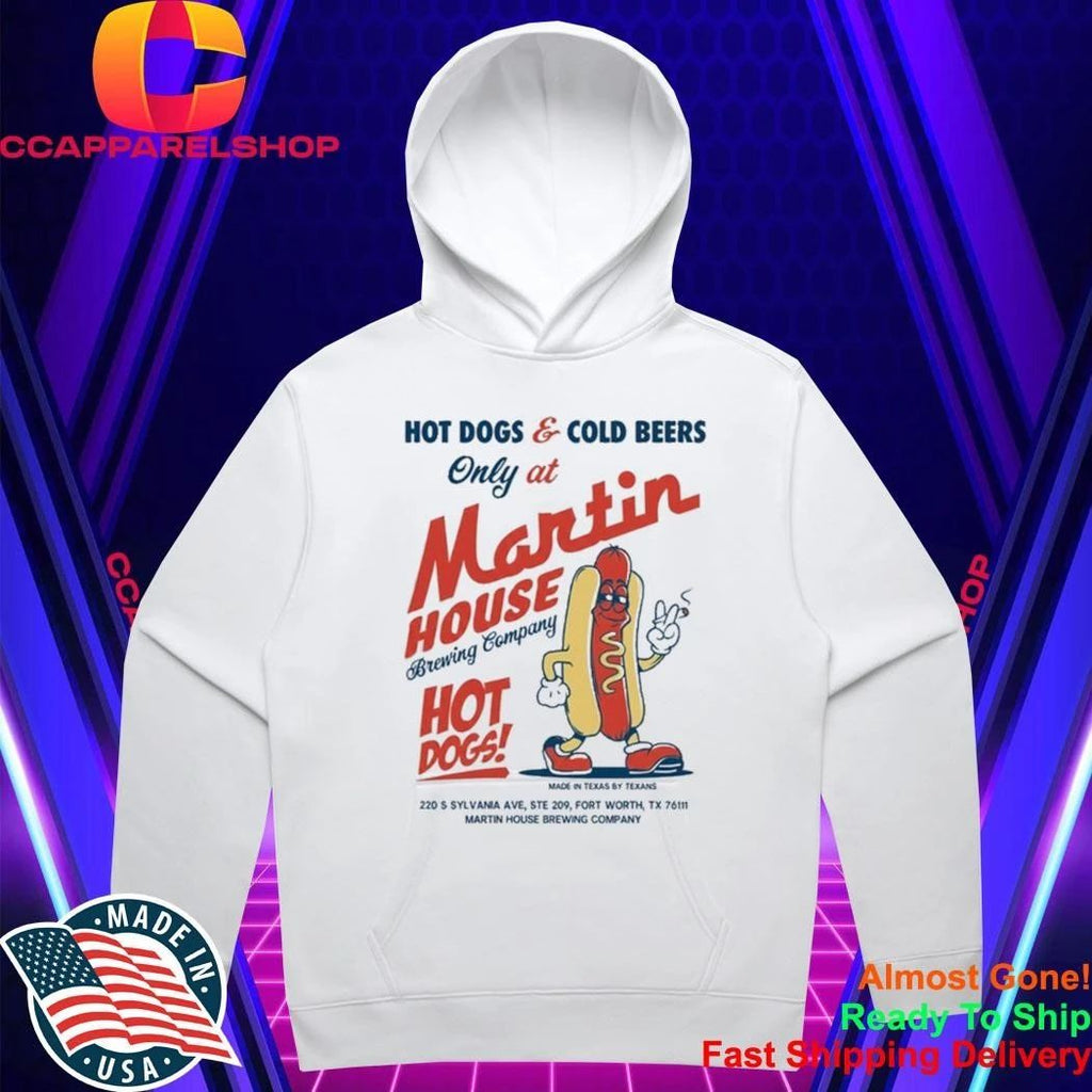 Martin House Brewing Company Glizzy Fest Hot Dog And Cold Beers Shirt